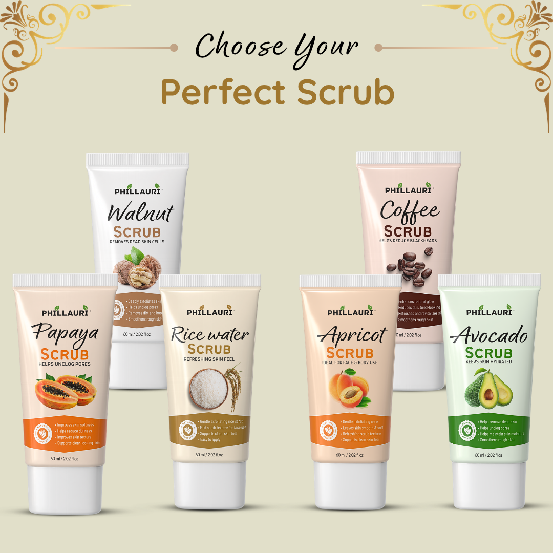 Phillauri Vitamin C Scrub – Gentle Exfoliating Face & Body Scrub