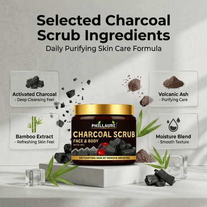 Phillauri Charcoal Scrub