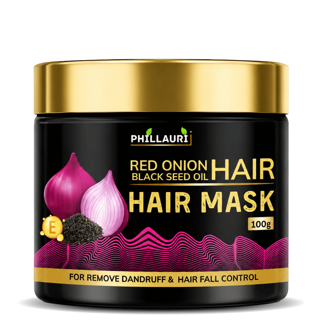 Phillauri Red Onion with Black Seed Oil Hair Mask
