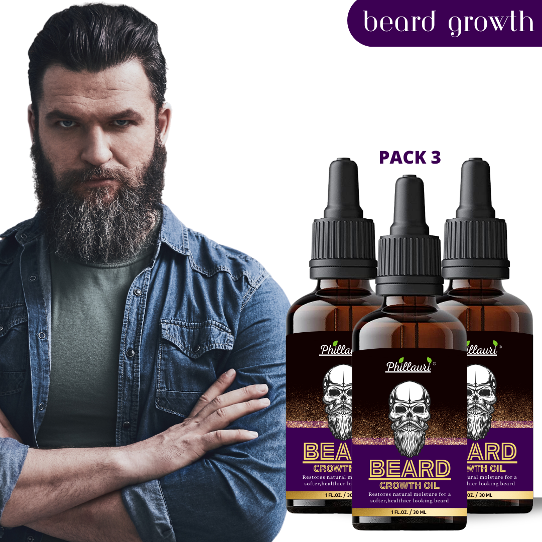 Phillauri Beard Growth Oil For For A Softer, Healthier Looking Beard, 90ML