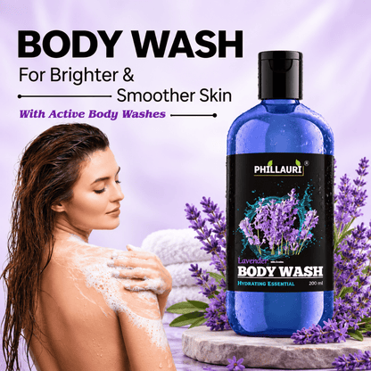 Phillauri Lavender Body Wash – With Rosemary Extract & Glycerin