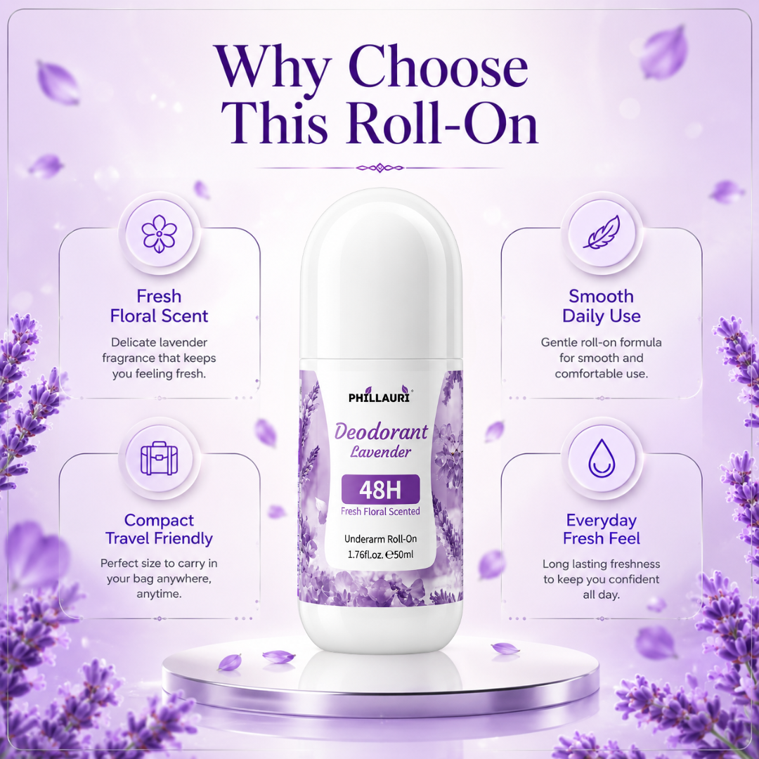 Phillauri Lavender Roll-On Deodorant