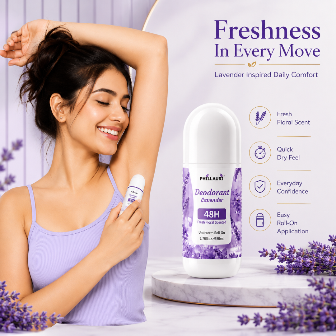 Phillauri Lavender Roll-On Deodorant