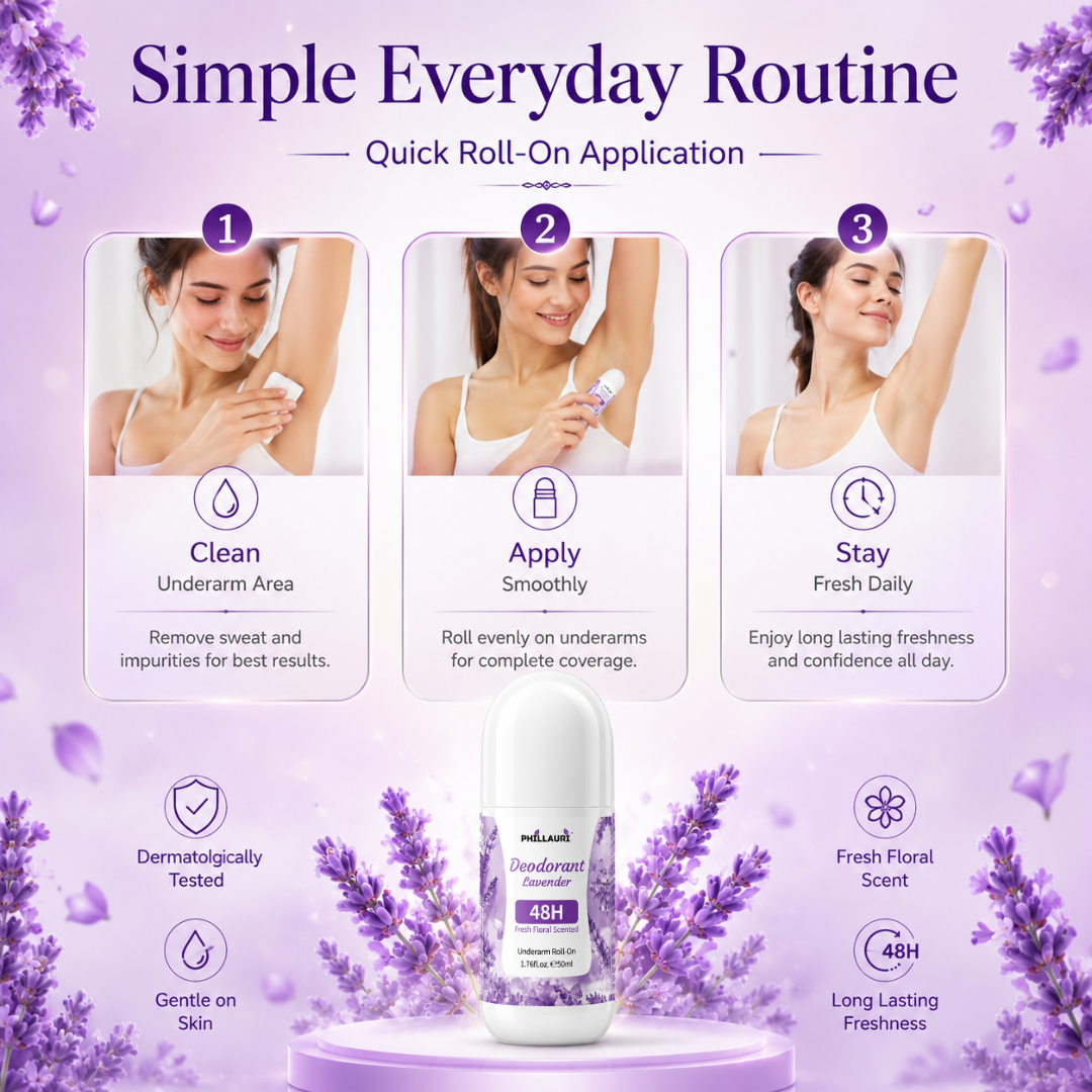 Phillauri Lavender Roll-On Deodorant