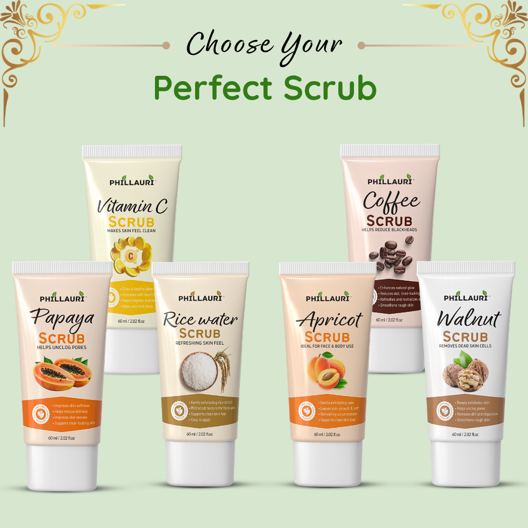 Phillauri Avocado Scrub – Gentle Exfoliating Face & Body Scrub