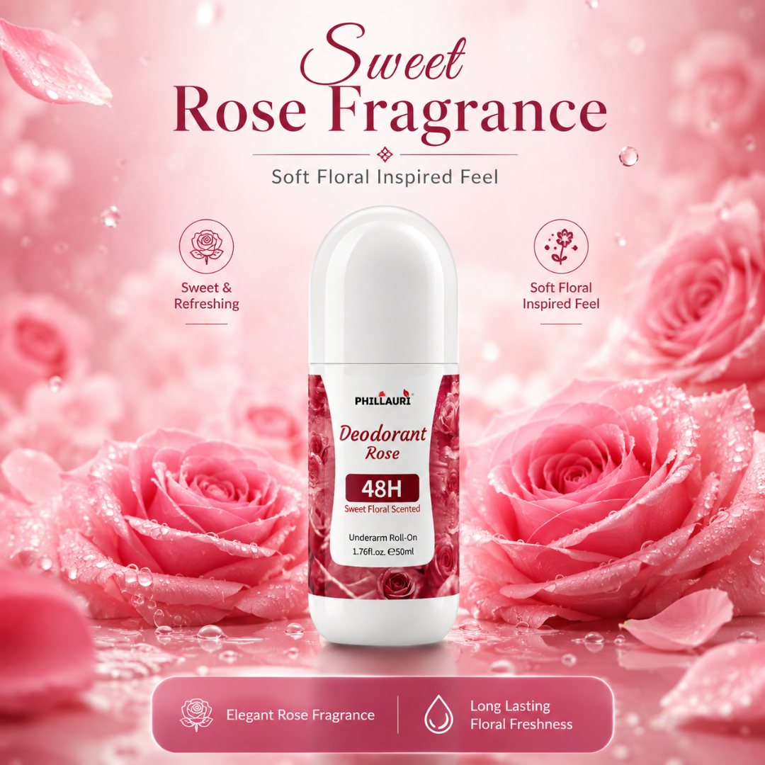 Phillauri Rose Roll-On Deodorant