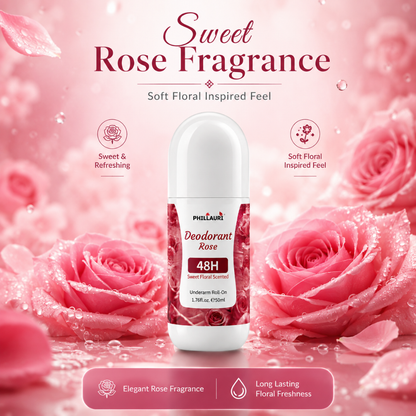 Phillauri Rose Roll-On Deodorant