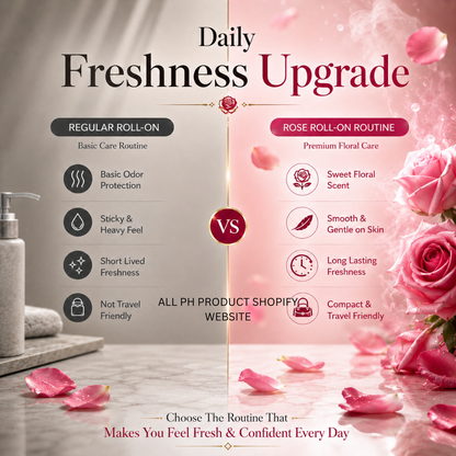 Phillauri Rose Roll-On Deodorant