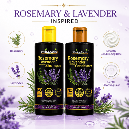 Phillauri Rosemary with Lavender Shampoo & Conditioner Combo