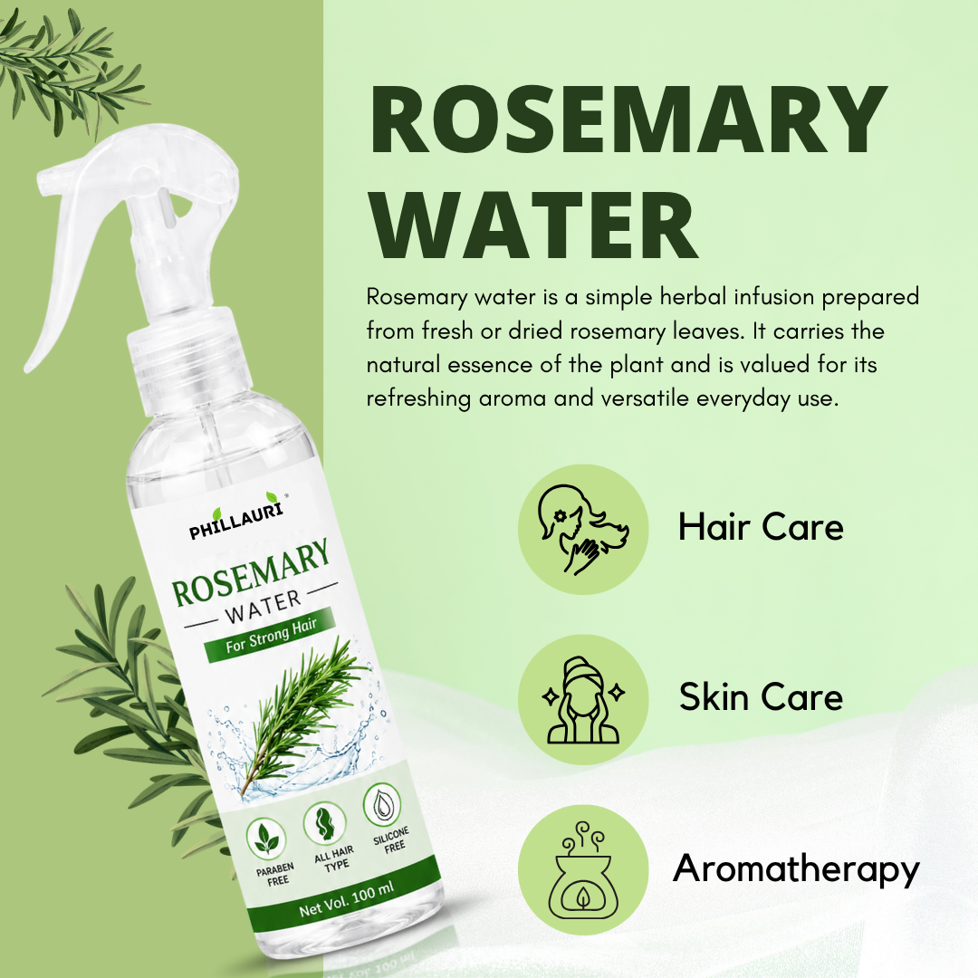 Phillauri Rosemary Water – For Strong Hair & Healthy Skin