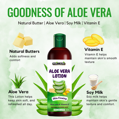 Phillauri Aloe Vera Body Lotion For Natural Glowing Skin