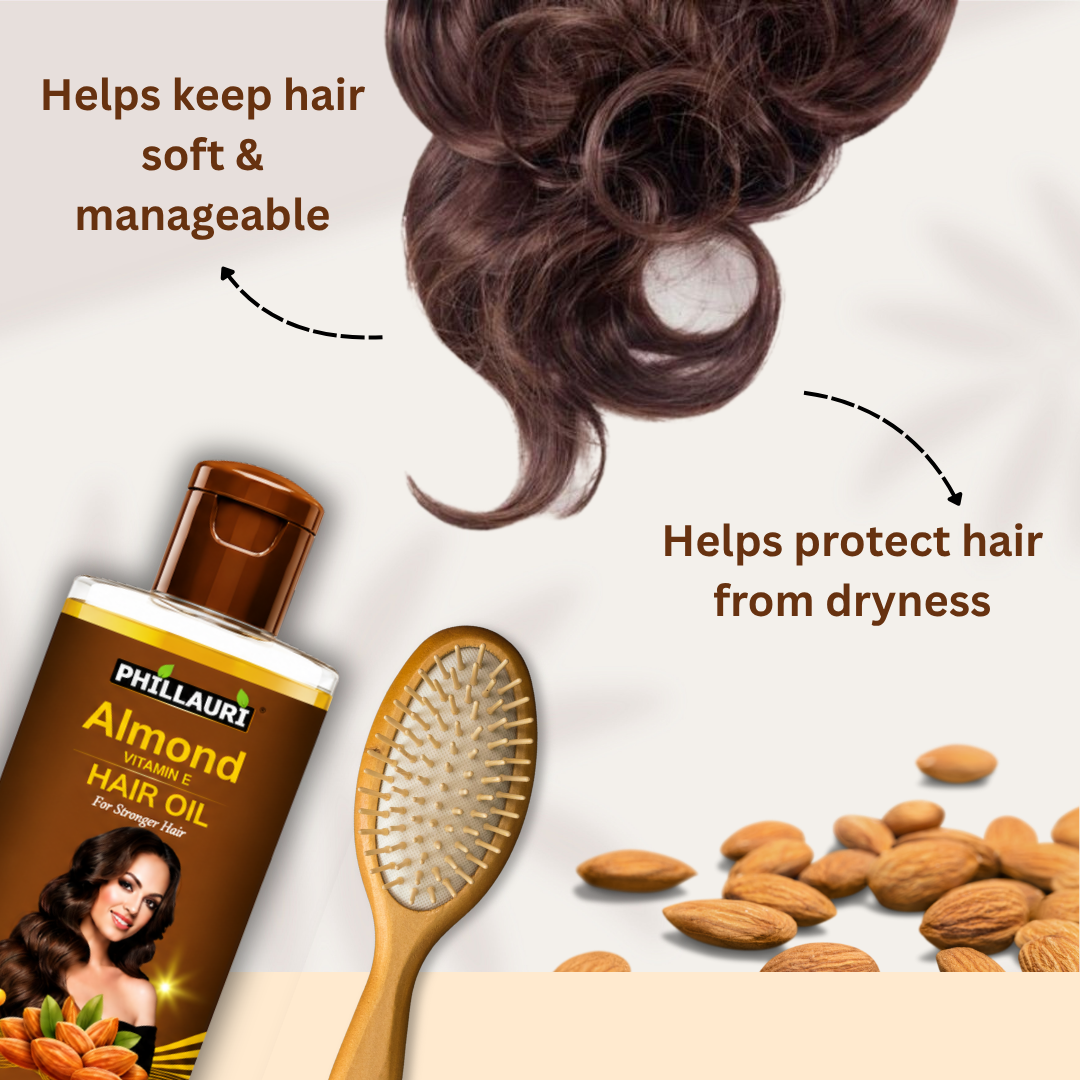 Phillauri Almond Vitamin E Hair Oil
