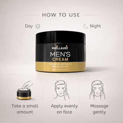 Phillauri Men's Cream - With Shea Butter & Hyaluronic