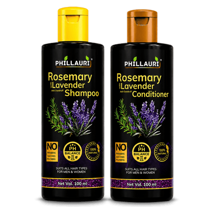 Phillauri Rosemary with Lavender Shampoo & Conditioner Combo