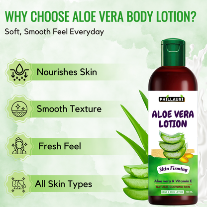Phillauri Aloe Vera Body Lotion For Natural Glowing Skin