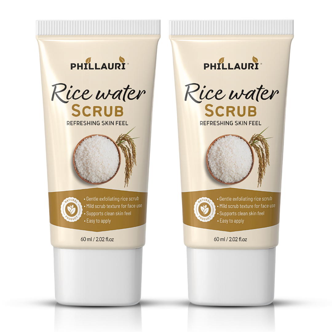 Phillauri Rice Water Scrub Combo Pack of 2
