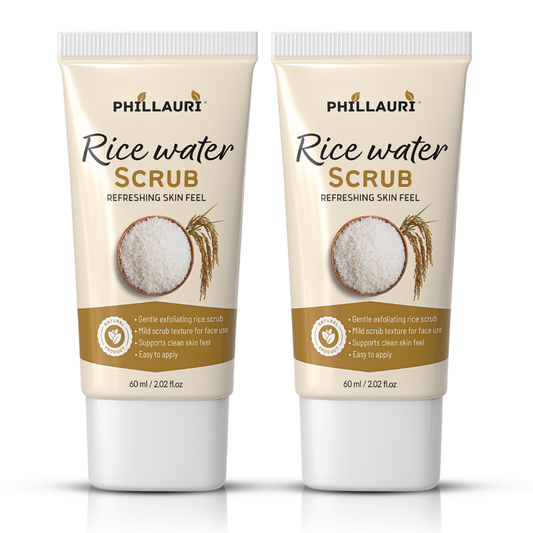 Phillauri Rice Water Scrub Combo Pack of 2