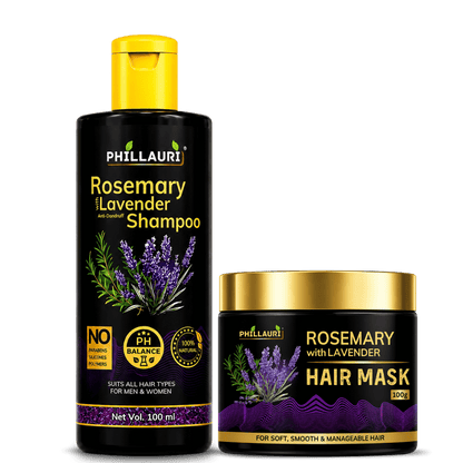Phillauri Rosemary with Lavender Shampoo & Hair Mask Combo