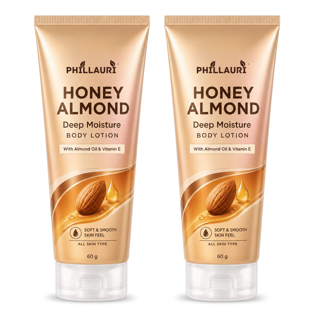 Phillauri Honey Almond Deep Moisture Body Lotion – With Almond Oil & Vitamin E