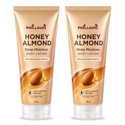 Phillauri Honey Almond Deep Moisture Body Lotion – With Almond Oil & Vitamin E