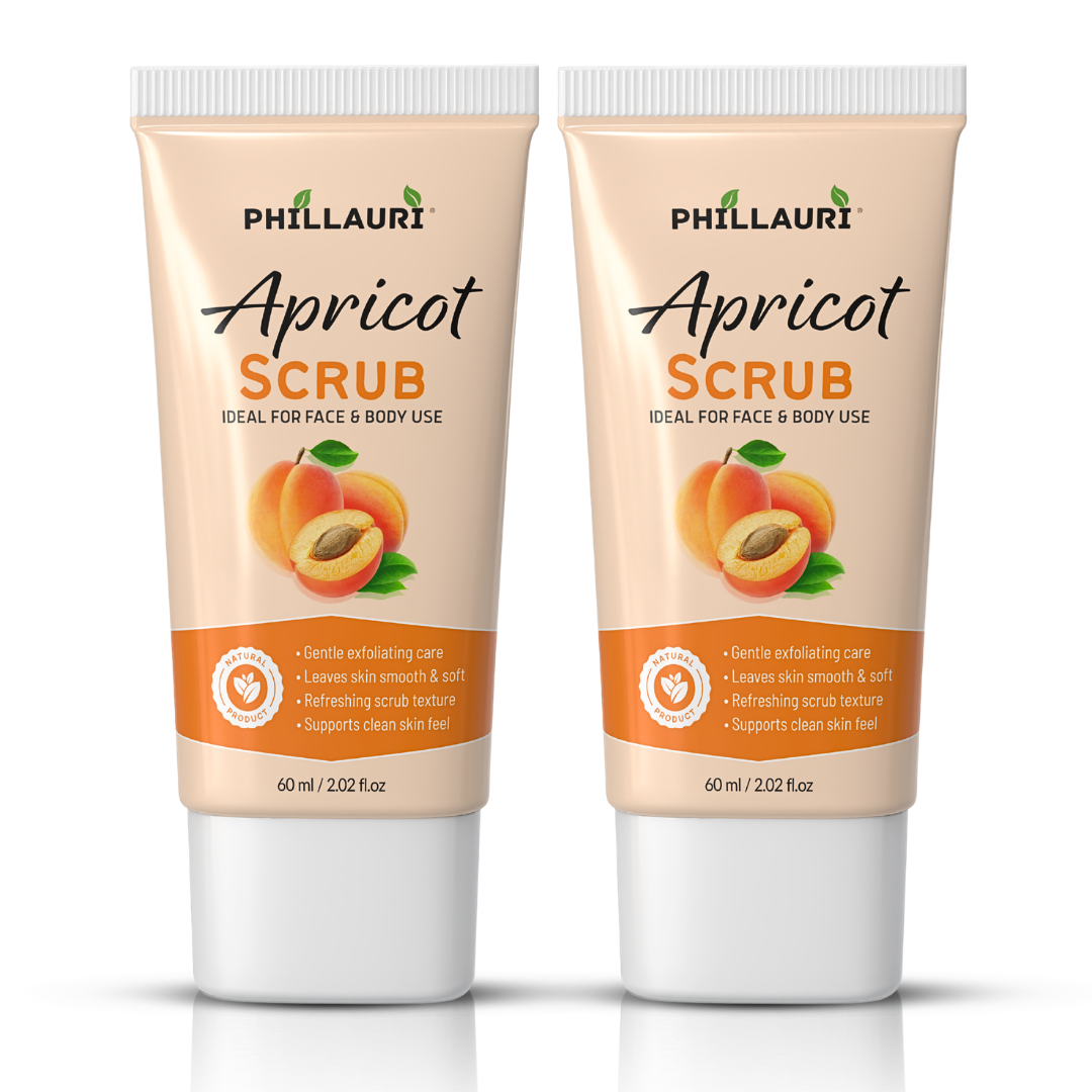Phillauri Apricot Scrub – Gentle Exfoliating Face & Body Scrub