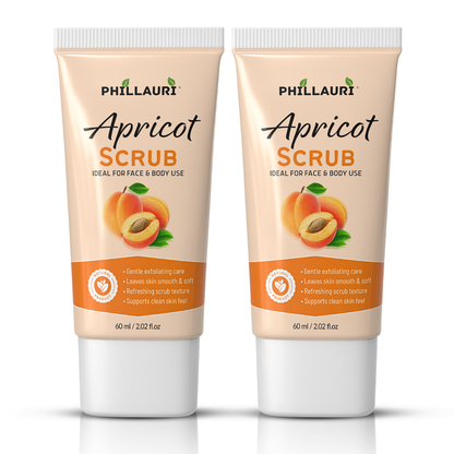 Phillauri Apricot Scrub – Gentle Exfoliating Face & Body Scrub