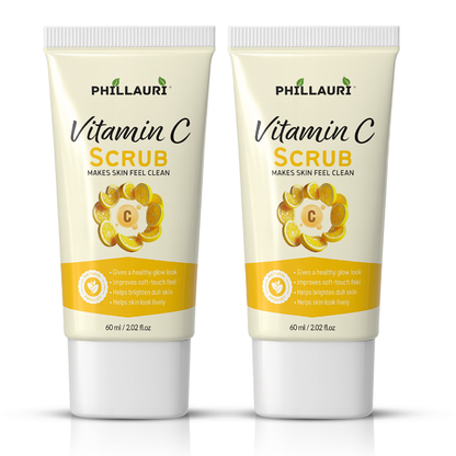 Phillauri Vitamin C Scrub – Gentle Exfoliating Face & Body Scrub