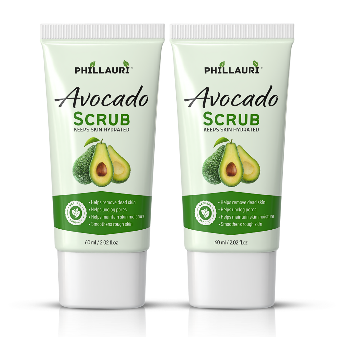 Phillauri Avocado Scrub – Gentle Exfoliating Face & Body Scrub