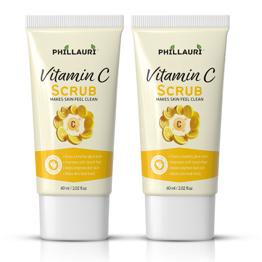 Phillauri Vitamin C Scrub – Gentle Exfoliating Face & Body Scrub