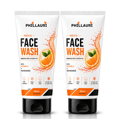 Phillauri Men's Face Wash – With Vitamin C & Niacinamide