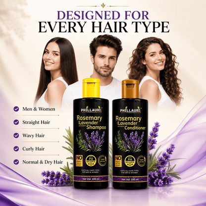Phillauri Rosemary with Lavender Shampoo & Conditioner Combo