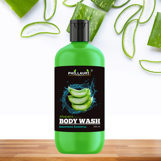 Phillauri Smoothing Aloevera With Cucumber Body Wash, 200ML