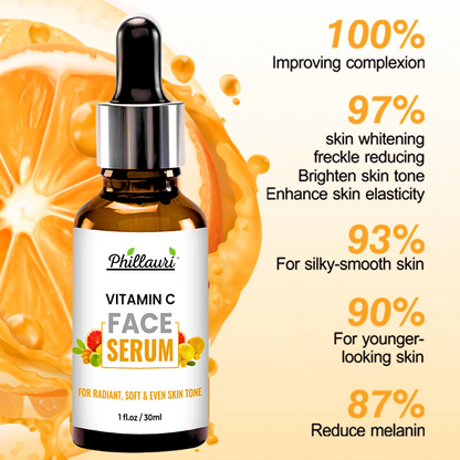 Phillauri Vitamin C Face Serum For Radiant, Soft And Even Skin Tone, 30ml