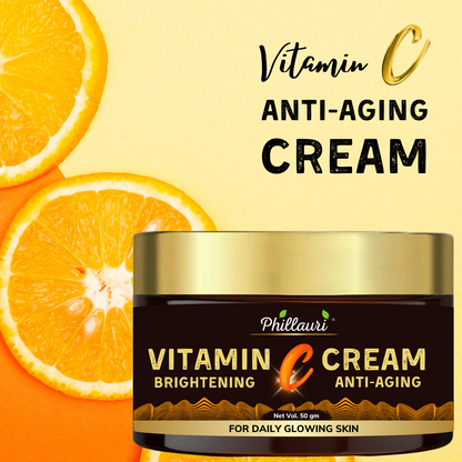 Phillauri Vitamin C Anti-aging Face Cream For Daily Glowing Skin, 50gm