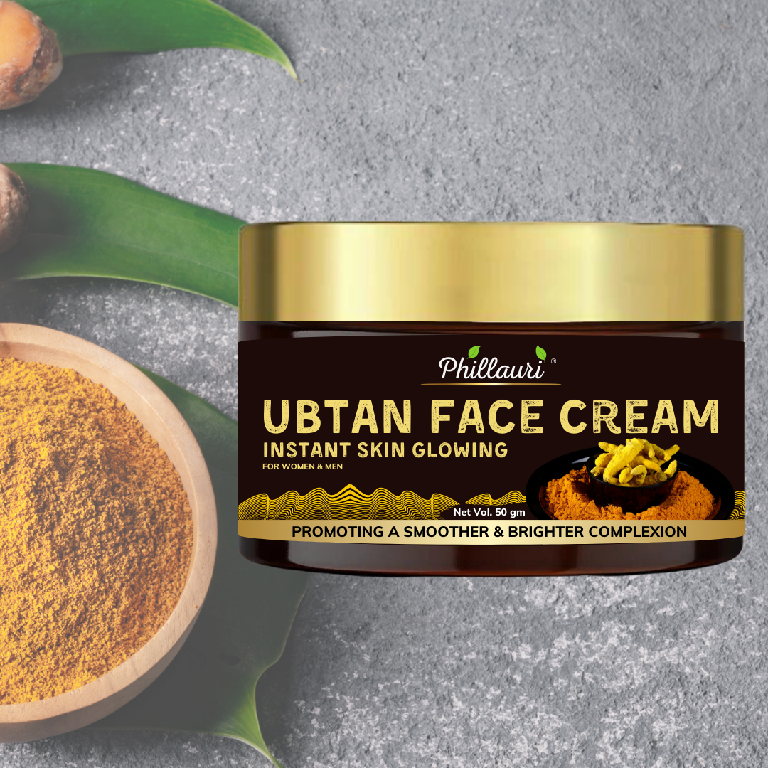 Phillauri Ubtan Face Cream For Instant Skin Glowing, 50gm