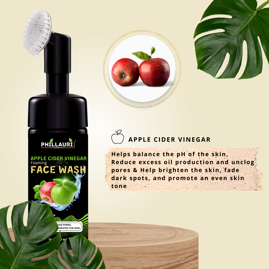 Phillauri Apple Sider Vinegar Forming Facewash For Help Unclogs Pores And Refreshes, 150ML