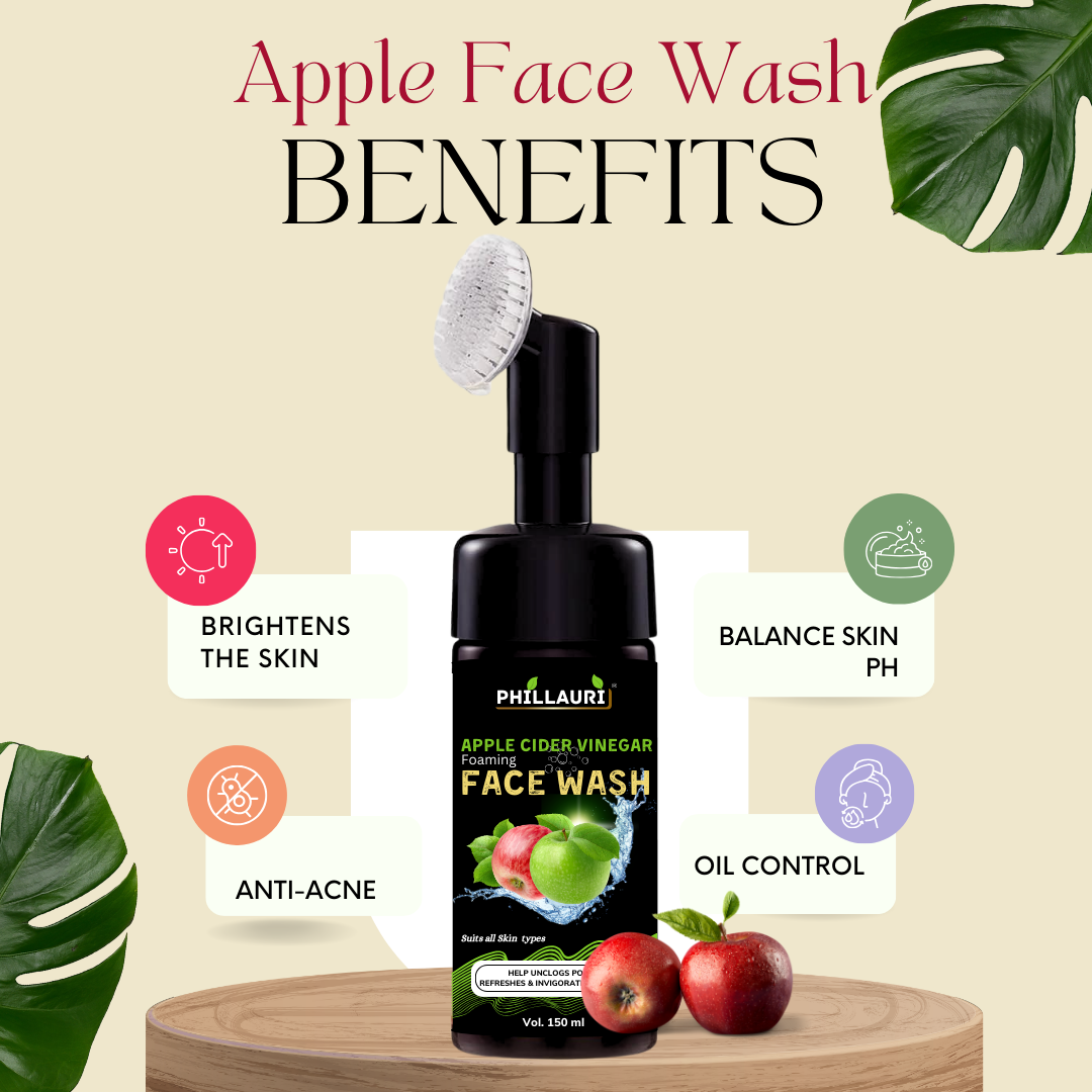 Phillauri Apple Sider Vinegar Forming Facewash For Help Unclogs Pores And Refreshes, 150ML