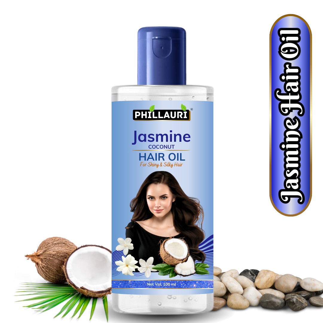 Phillauri Jasmine Coconut Hair Oil For Long-lasting Moisture, 100ml