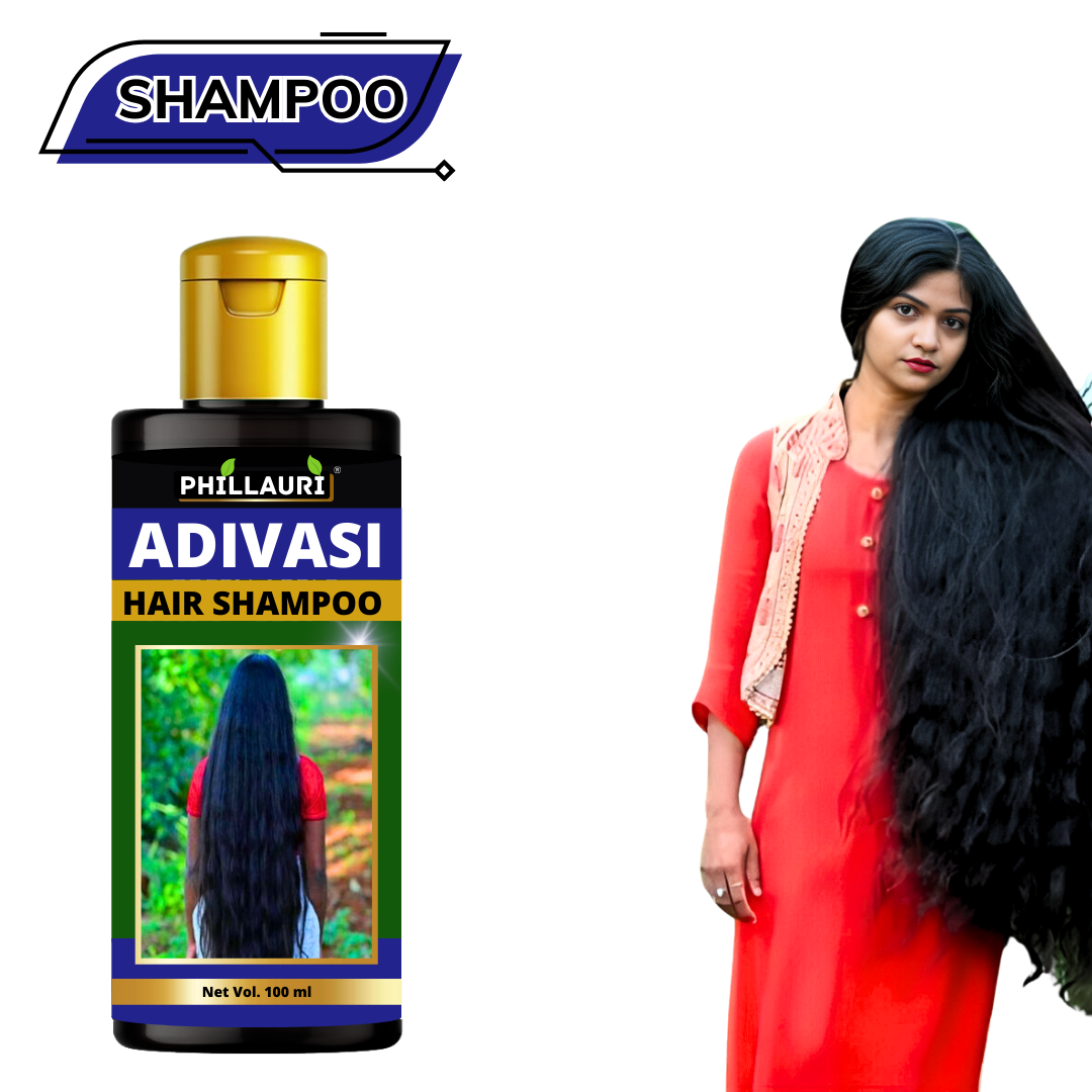 Adivasi Herbal Shampoo For Healthy Scalp And Hair Growth, 100ML