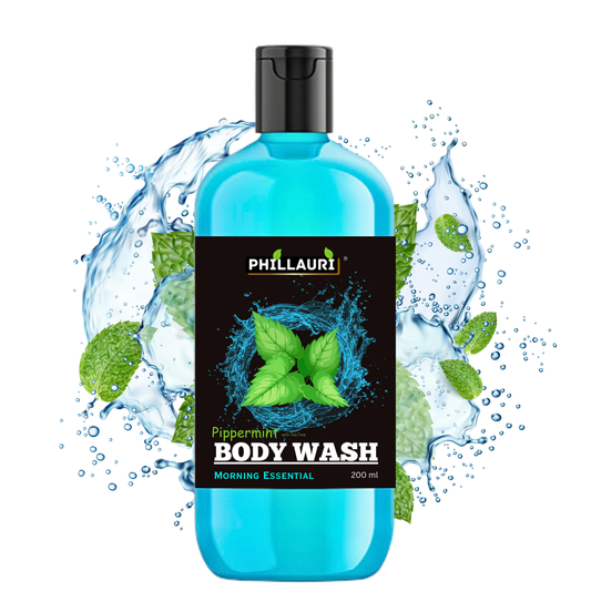 Phillauri Morning Essential Pippermint Body wash For Soft And Glowing Skin, 200ML