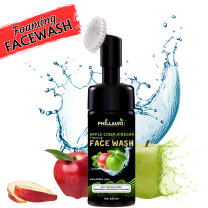 Phillauri Apple Sider Vinegar Forming Facewash For Help Unclogs Pores And Refreshes, 150ML