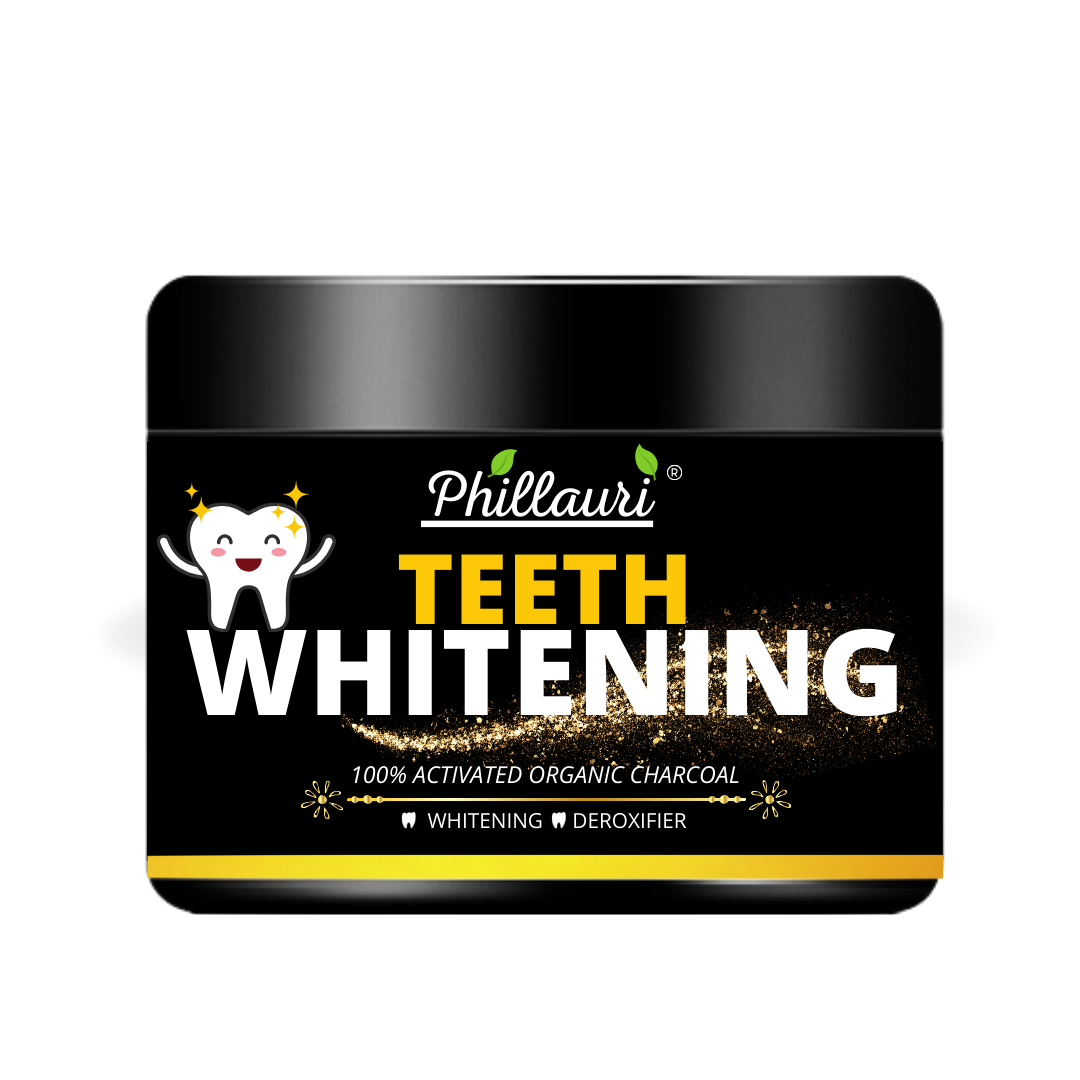 Phillauri Teeth Whitening Powder For Whitening And Detoxifier, 50GM