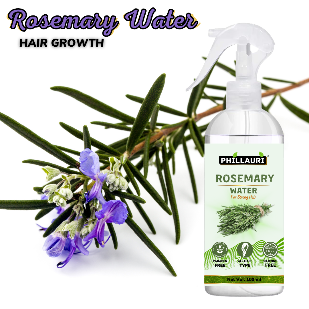 Phillauri Rosemary Water Spray for All Hair Types, Strengthens, Nourishes & Promotes Hair Growth