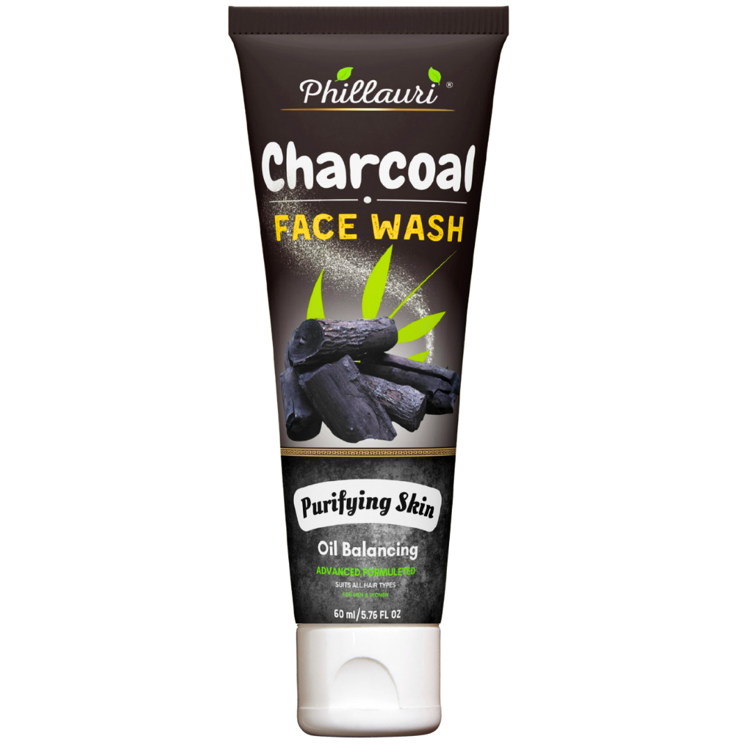 Phillauri Charcoal Face Wash For Oil Balancing, 60ml