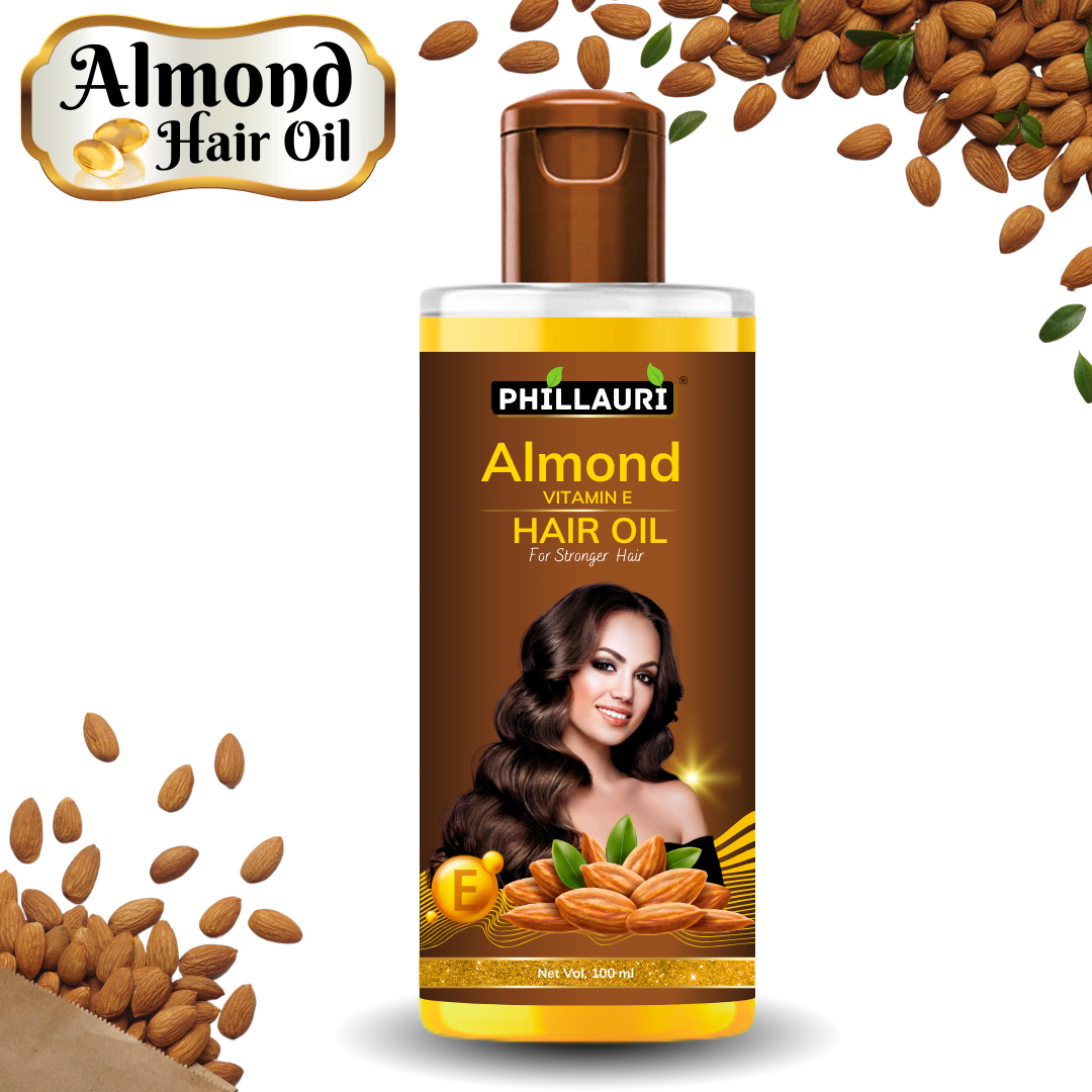 Almond Hair Oil For  Silky Hair