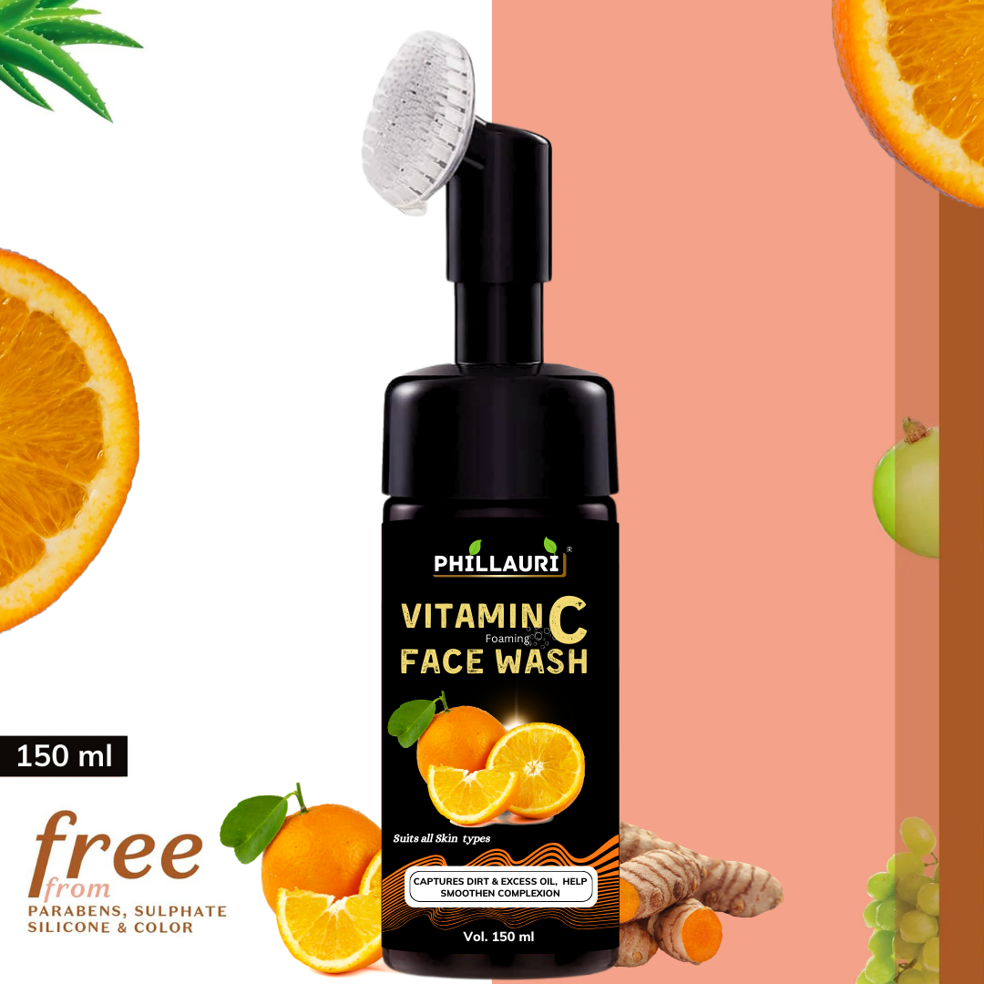 Phillauri Vitamin C Facewash For Captures Dirt And Smoothen Complexion, 150ml