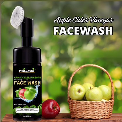 Phillauri Apple Sider Vinegar Forming Facewash For Help Unclogs Pores And Refreshes, 150ML