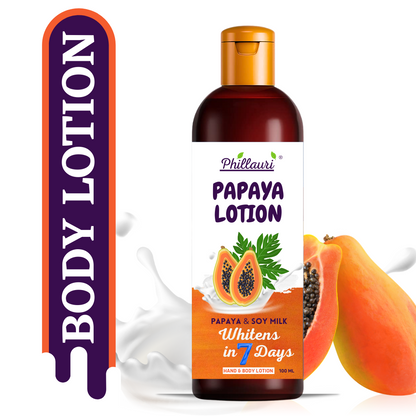 Phillauri Papaya Lotion For Hand And Body Whiten In 7 Days