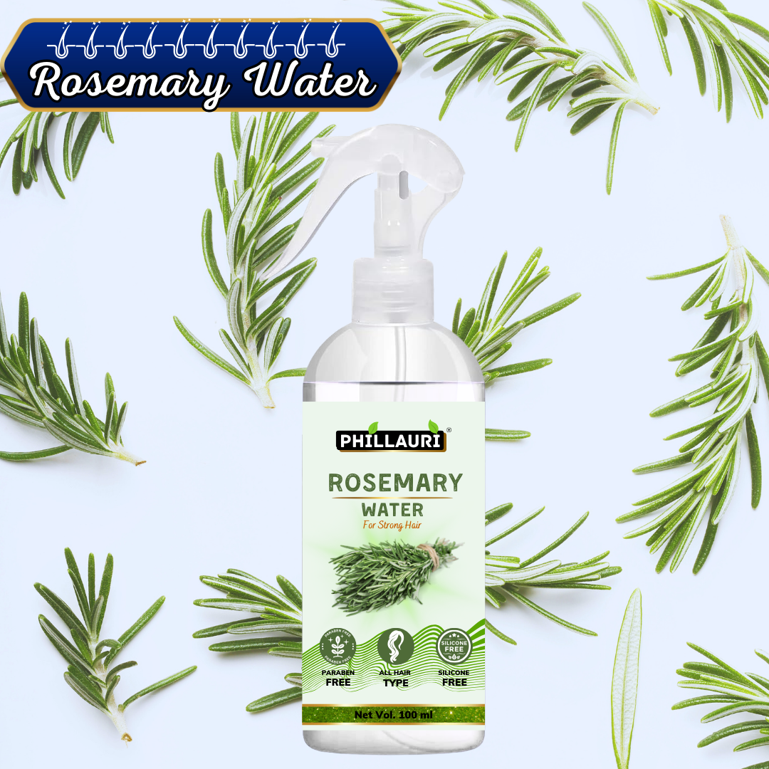 Phillauri Rosemary Water Spray for All Hair Types, Strengthens, Nourishes & Promotes Hair Growth