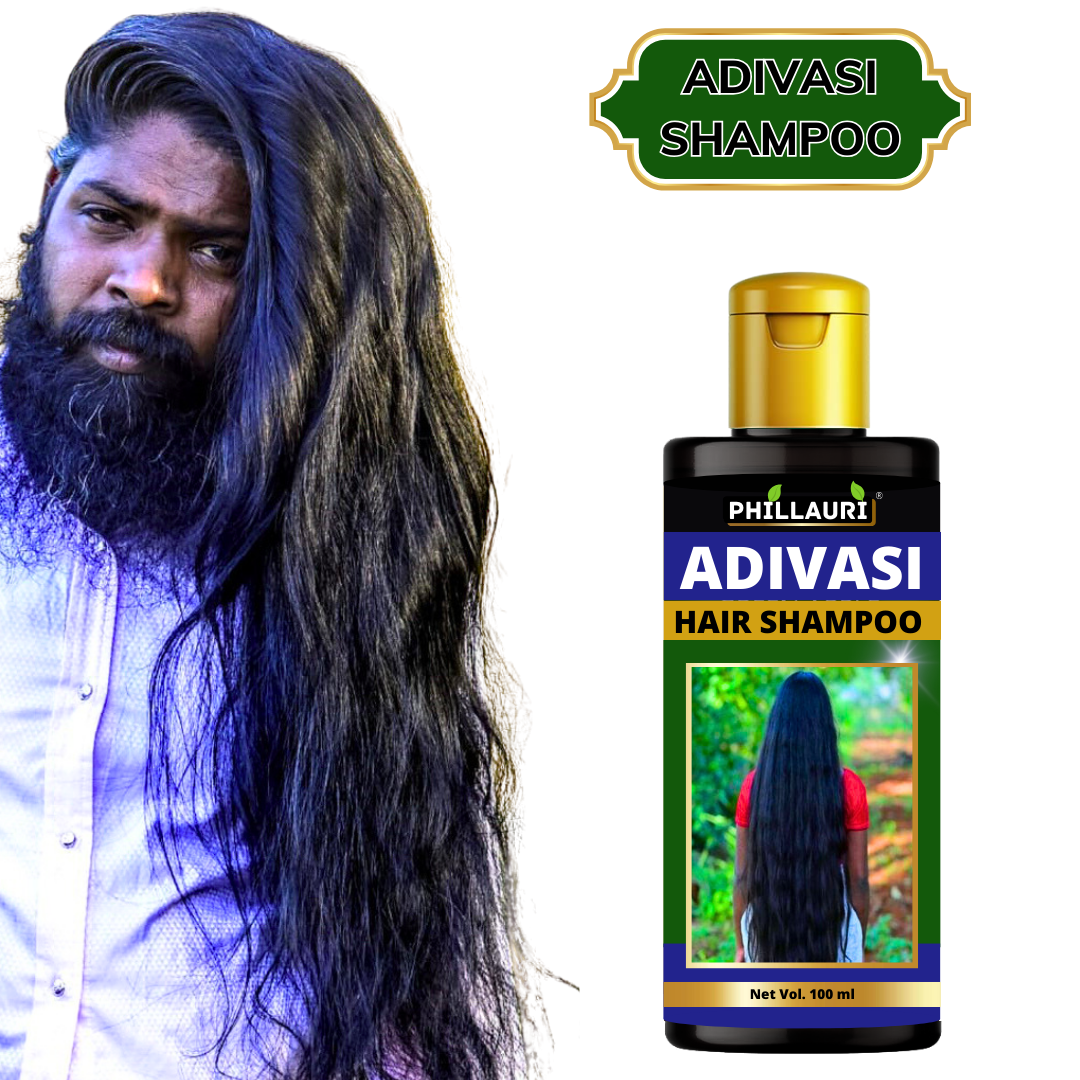 Adivasi Herbal Shampoo For Healthy Scalp And Hair Growth, 100ML